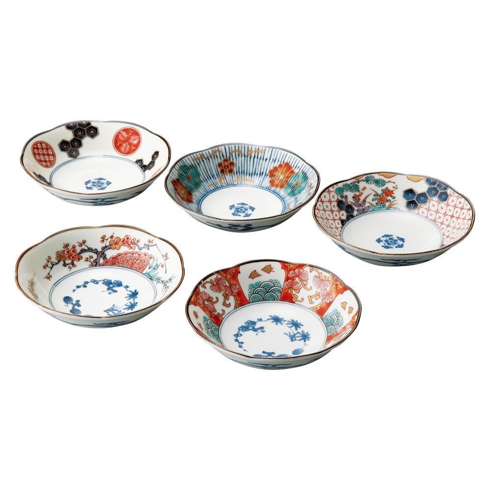 Bloom Fuwari Koimari 16cm Bowl 5pc Set