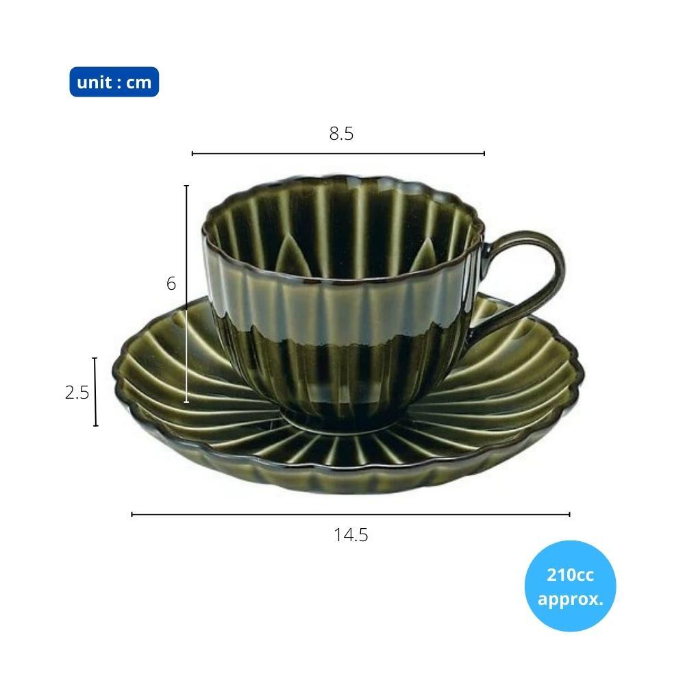 Kaneko Giyaman Coffee Cup & Saucer