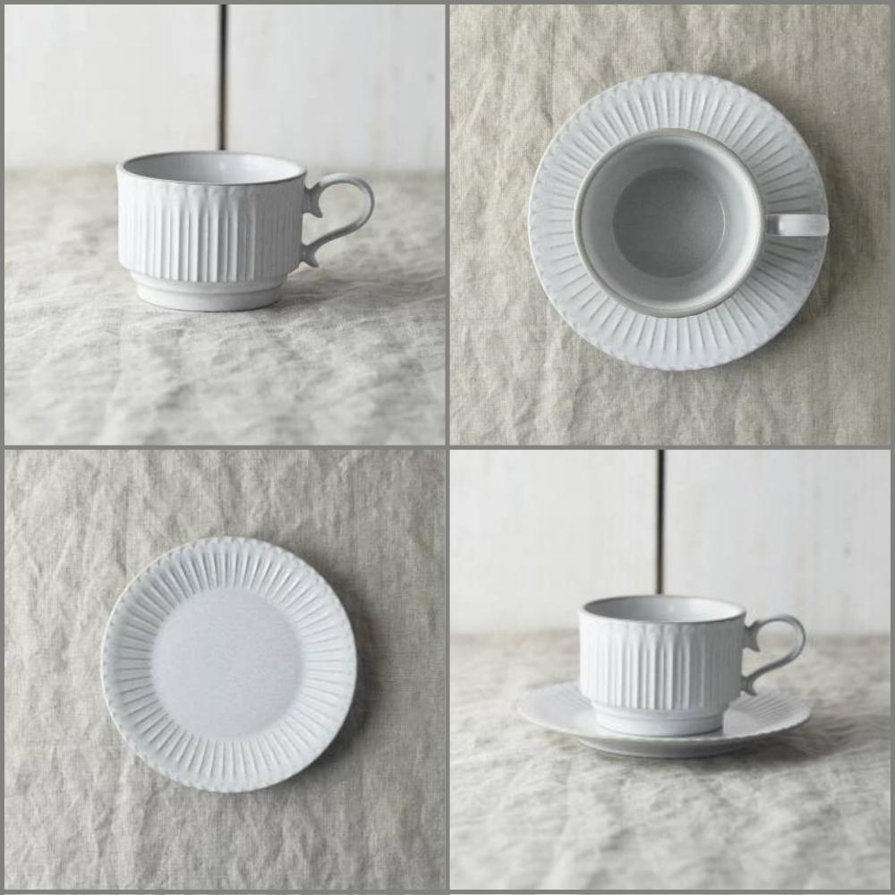 Koyo Japan Storia White Cup & Saucer Set 235ml