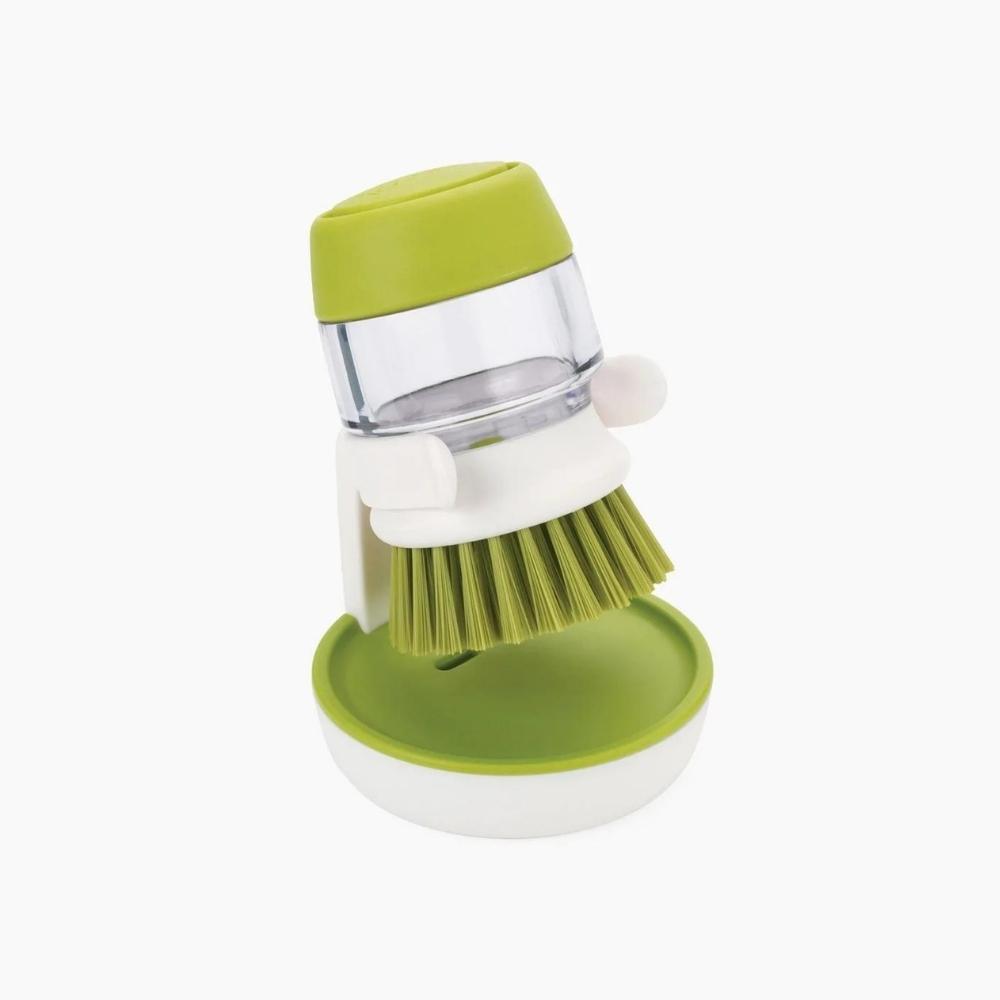 Joseph Joseph Palm Scrub Soap Dispensing Brush - Green
