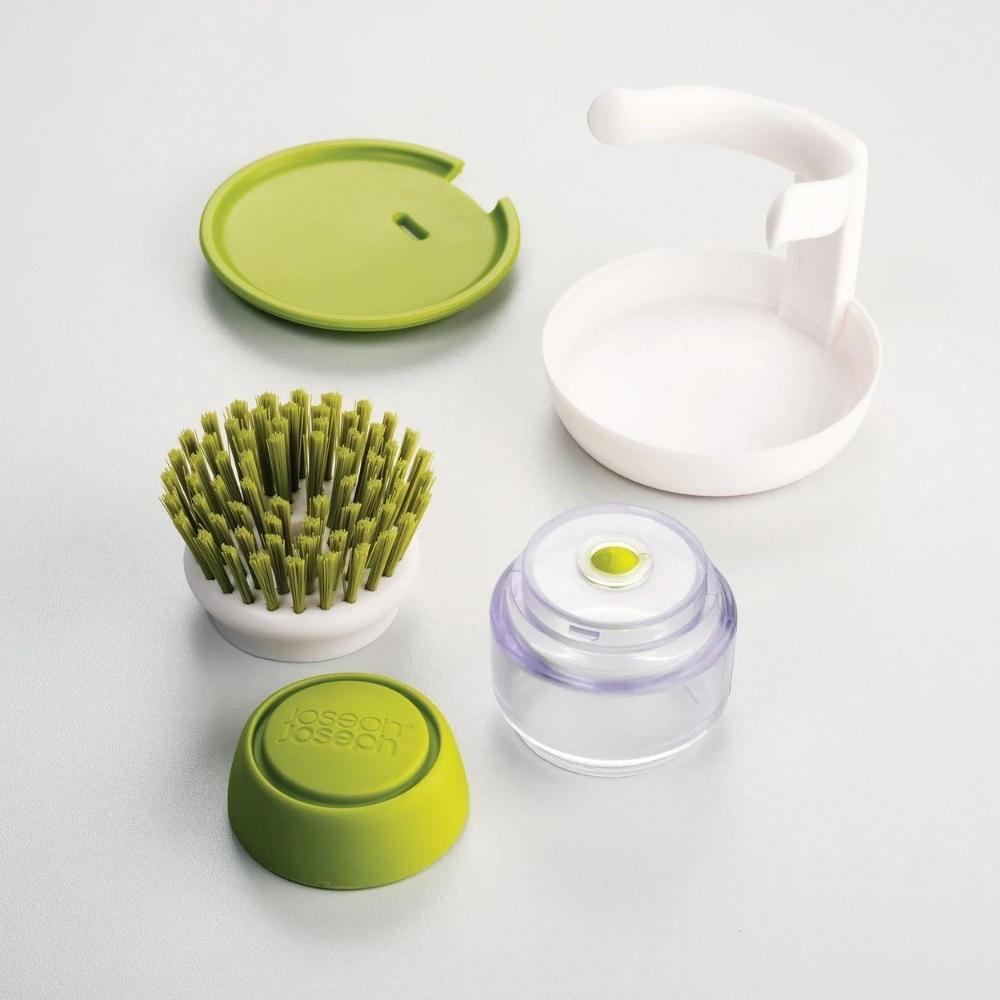 Joseph Joseph Palm Scrub Soap Dispensing Brush - Green