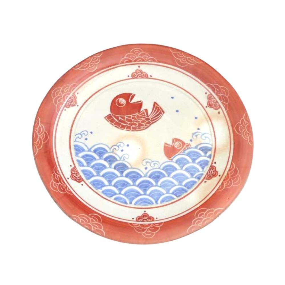 Kyoto Ware Koi Carp Plate 17cm