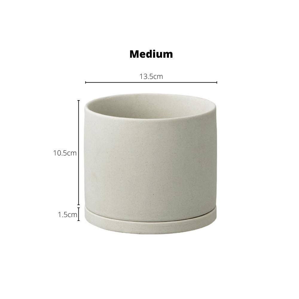 Kinto Plant Pot 191 Earth Grey Small/Medium