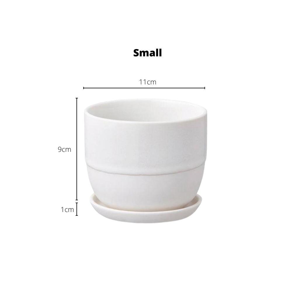 Kinto Plant Pot 193 White Small/Medium