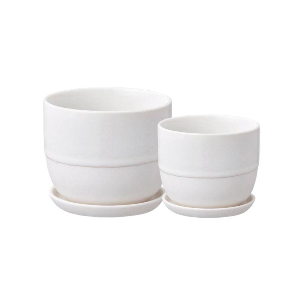 Kinto Plant Pot 193 White Small/Medium