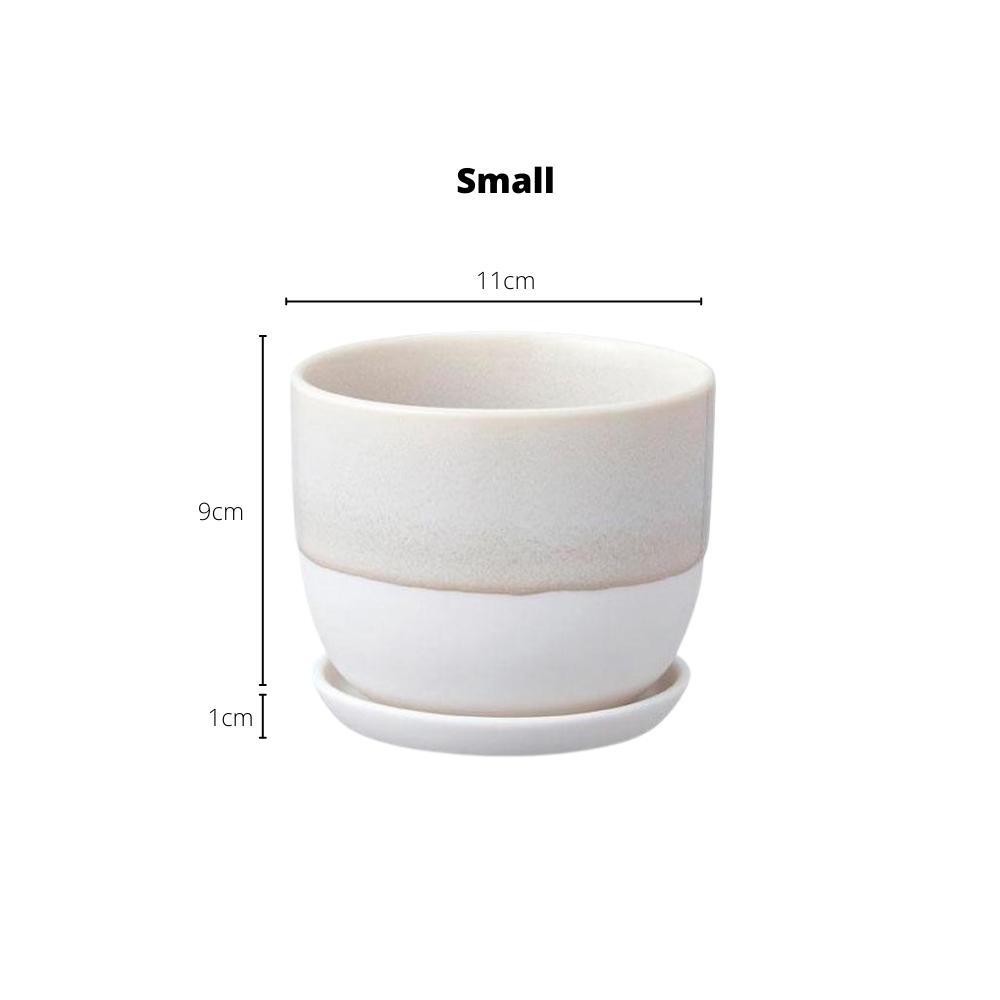 Kinto Plant Pot 193 Beige Small/Medium