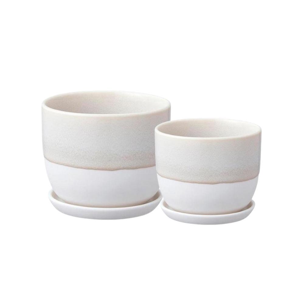 Kinto Plant Pot 193 Beige Small/Medium
