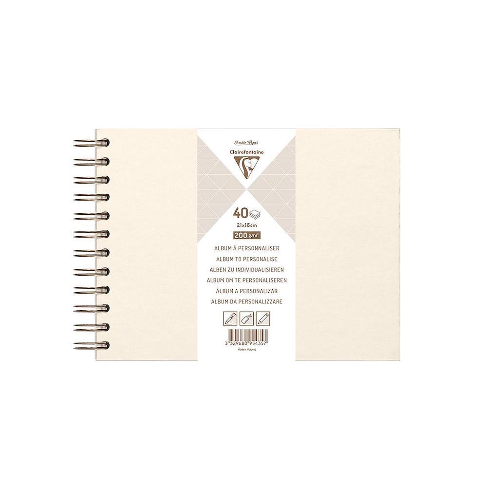 Clairefontaine Iridescent Plain Hard Cover Album