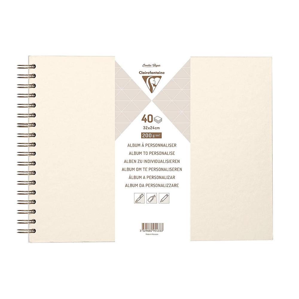 Clairefontaine Iridescent Plain Hard Cover Album