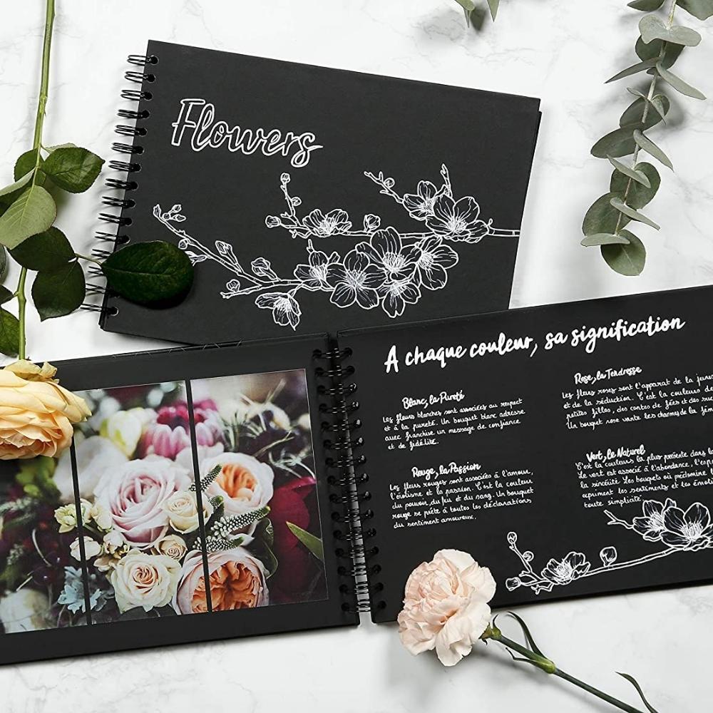 Clairefontaine Plain Black Hard Cover Album