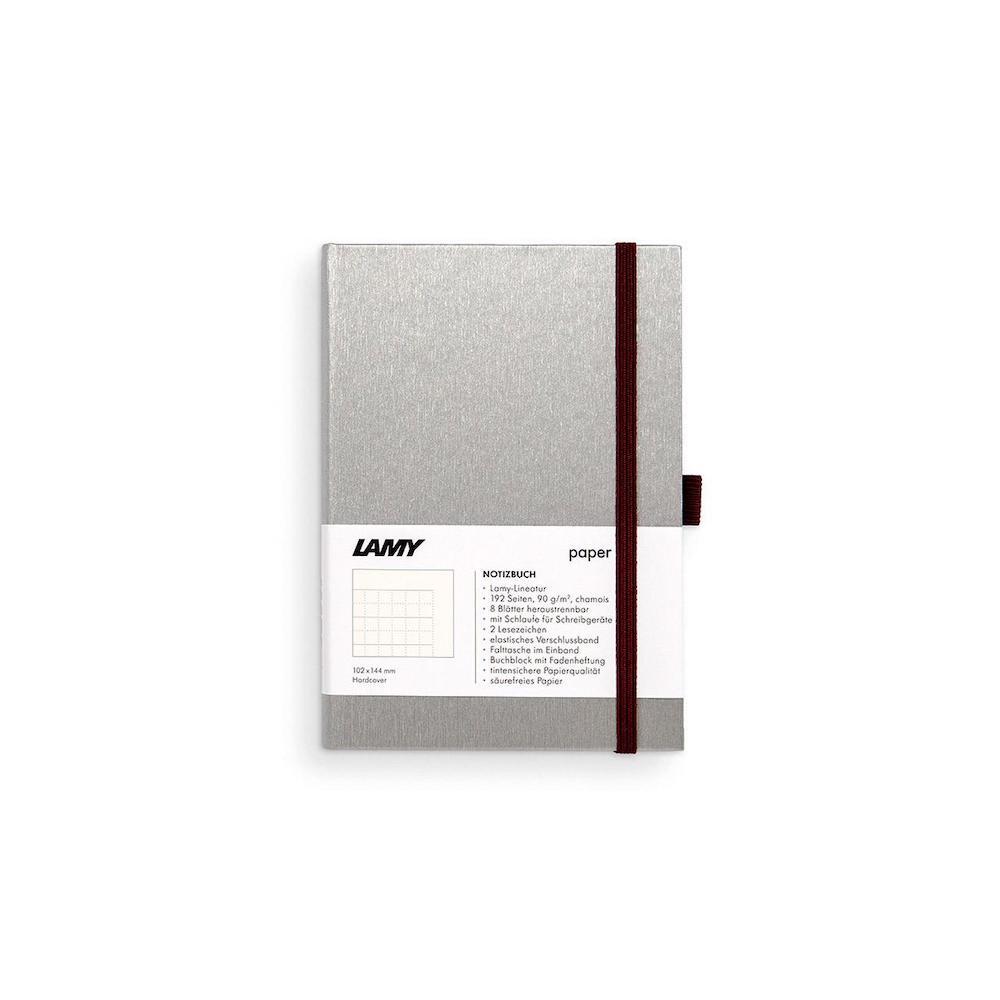 LAMY Hard Cover Notebook Ruled A6 Black Purple