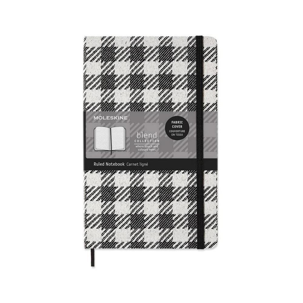 Moleskine Blend Notebook Ruled Large Check Pattern
