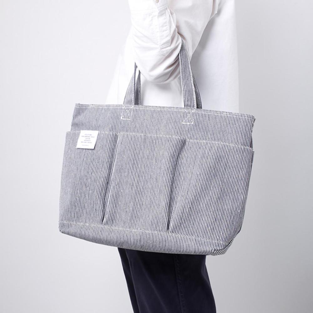 Delfonics Inner Carry Bag with Handle Medium Hickory