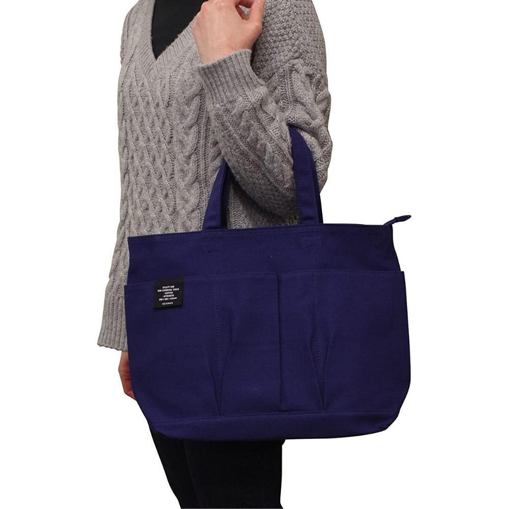 Delfonics Inner Carry Bag with Handle Large Dark Blue