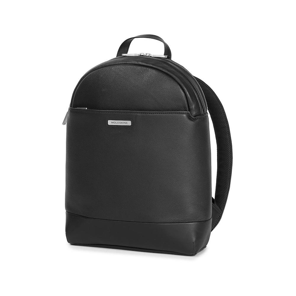 Moleskine Match Leather Round Backpack Small
