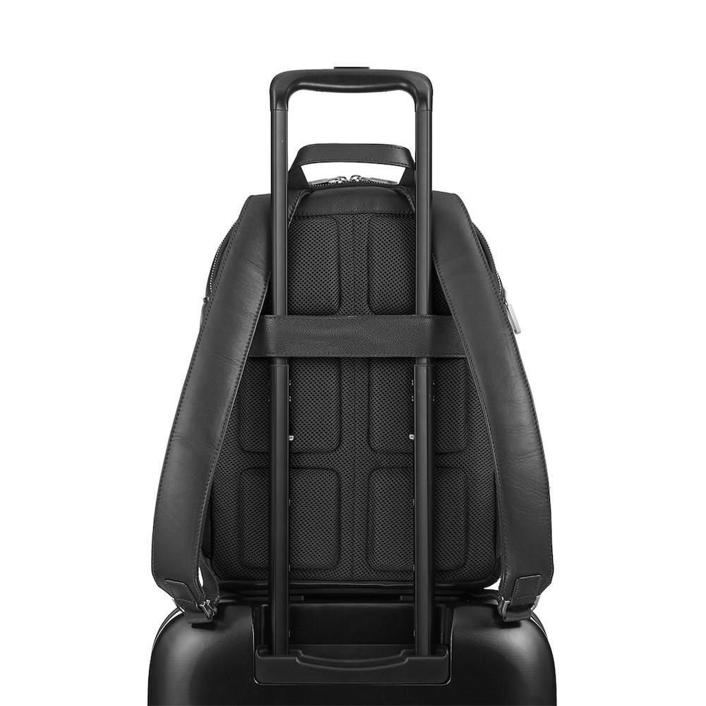 Moleskine Match Leather Round Backpack Small