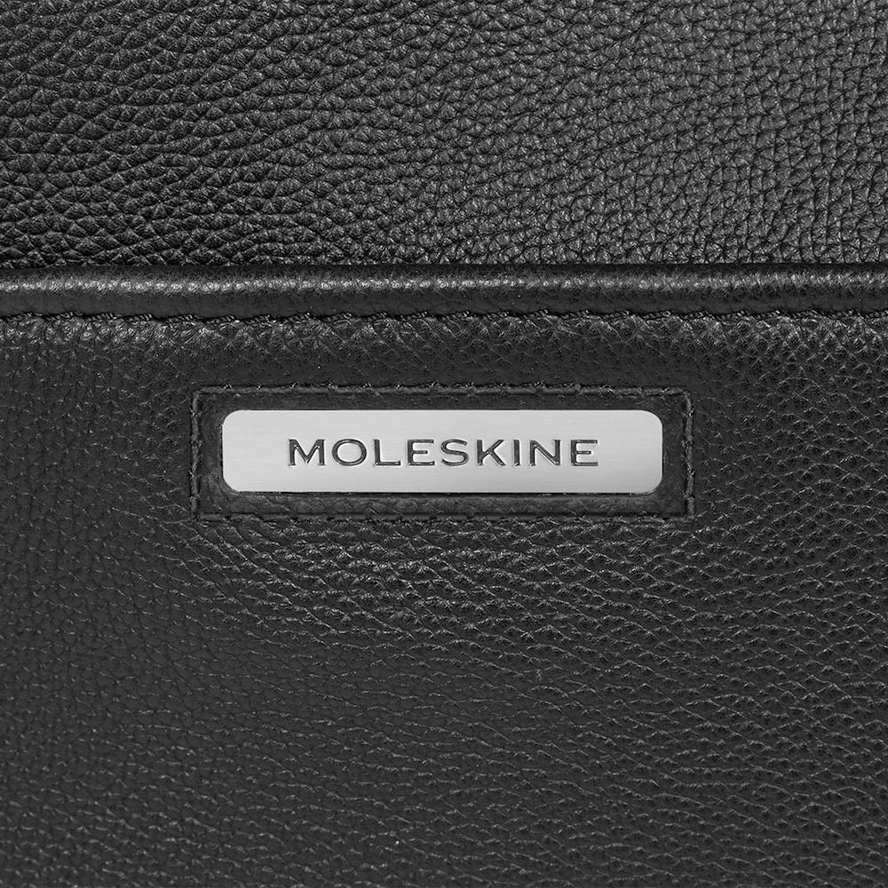 Moleskine Match Leather Round Backpack Small