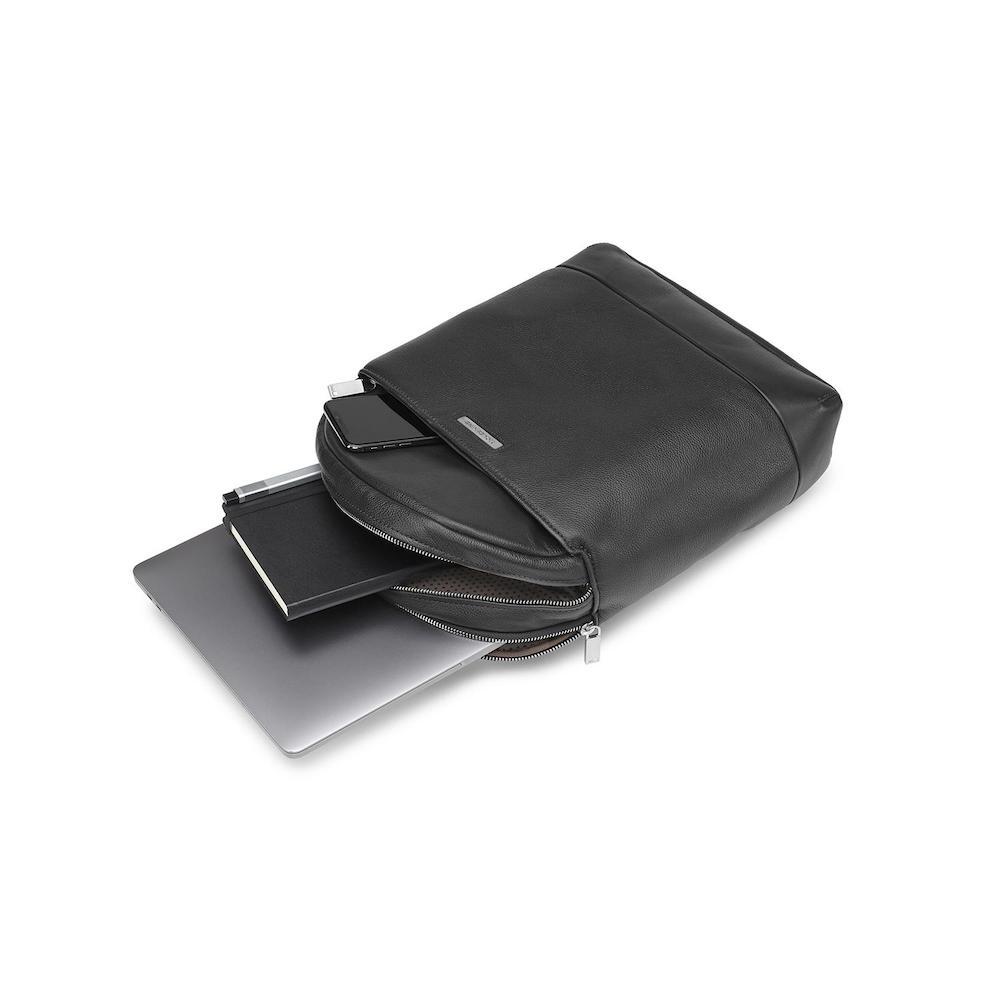 Moleskine Match Leather Round Backpack Small