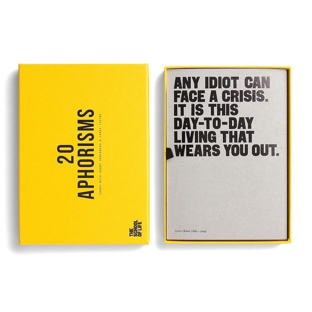 The School Of Life 20 Aphorisms Cards