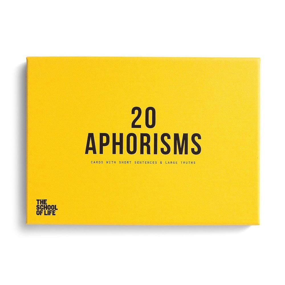The School Of Life 20 Aphorisms Cards