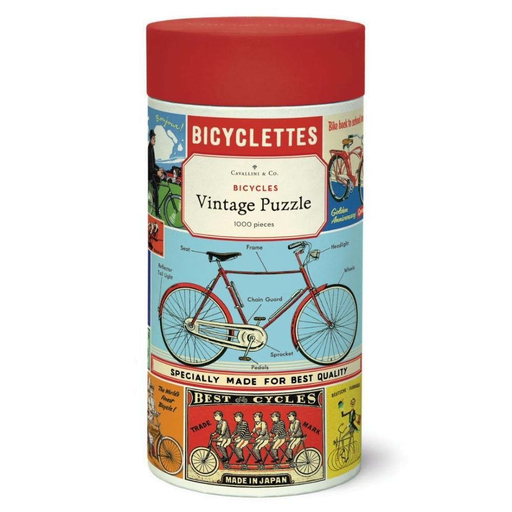 Cavallini Vintage Puzzle Bicycles 1000 Piece