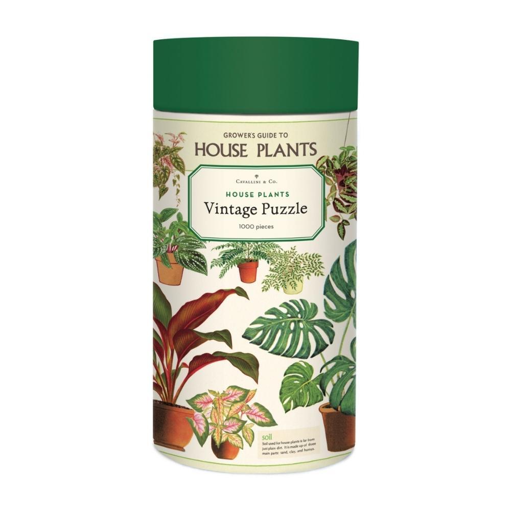 Cavallini Vintage Puzzle House Plants 1000 Piece