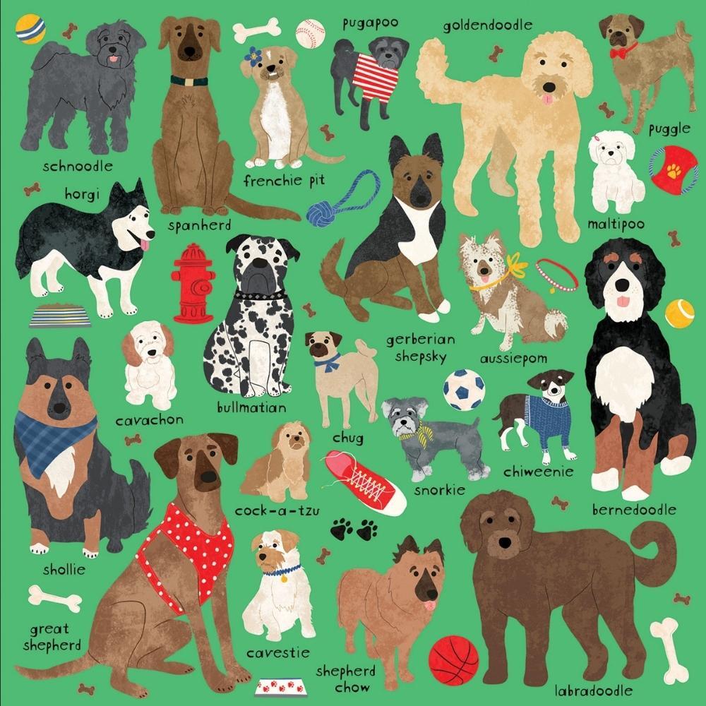 Mudpuppy 500 Piece Puzzle - Doodle Dogs