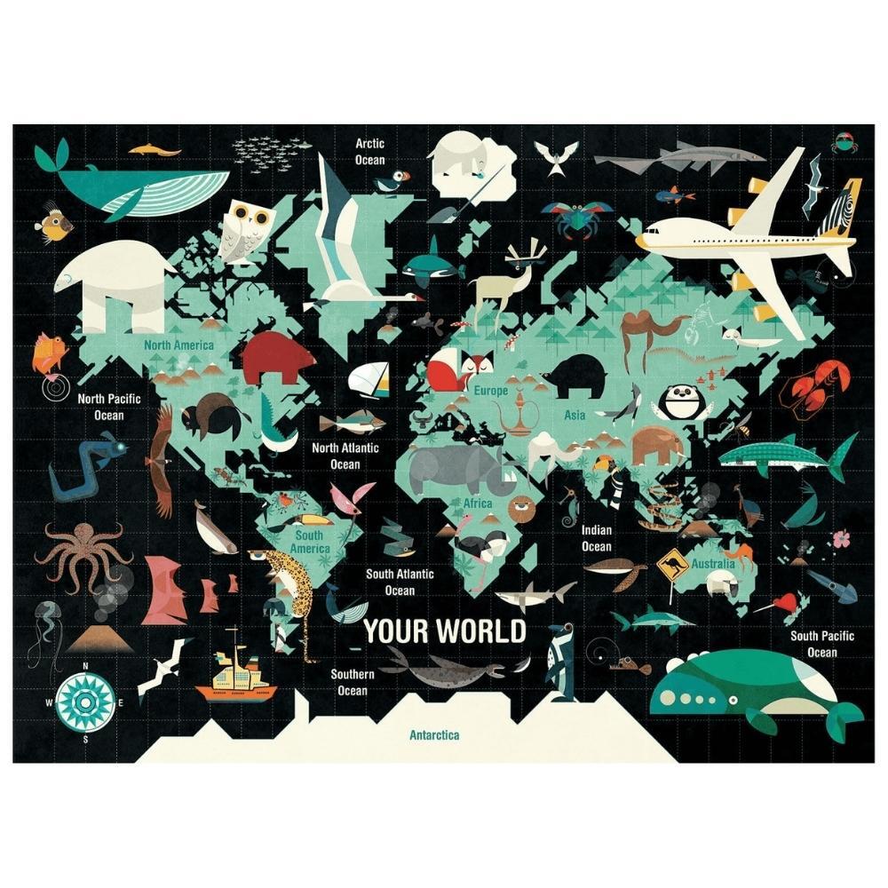 Mudpuppy 1000 Piece Puzzle - Your World