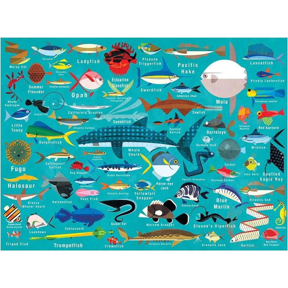 Mudpuppy 1000 Piece Puzzle - Ocean Life