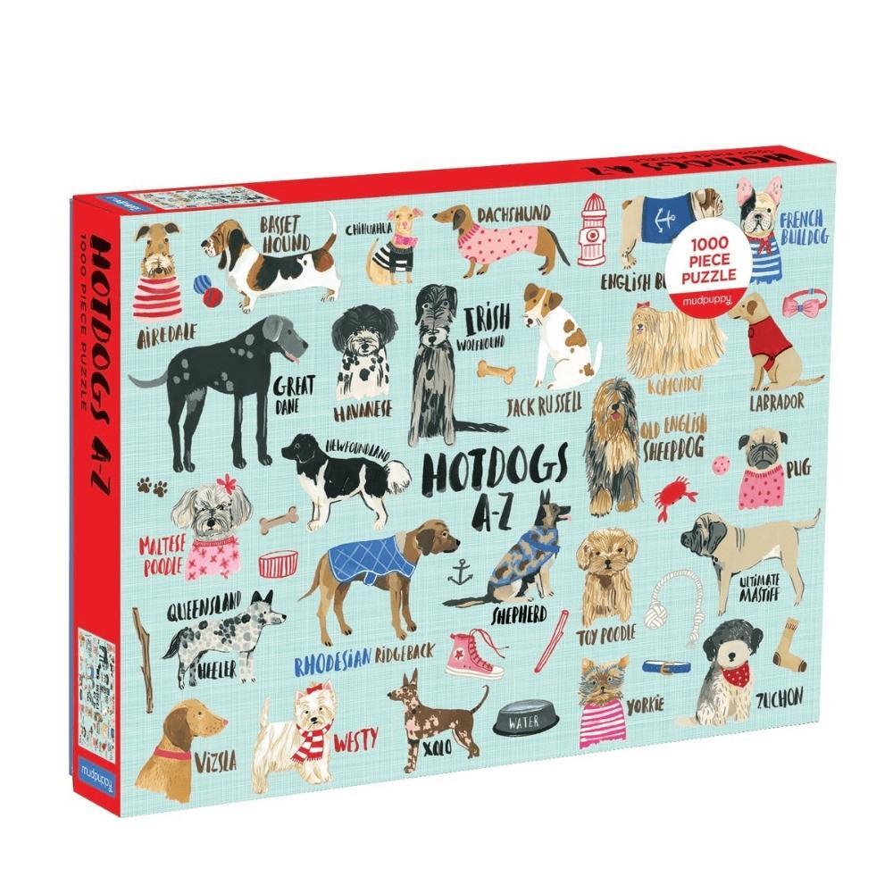Mudpuppy 1000 Piece Puzzle - Hot Dogs