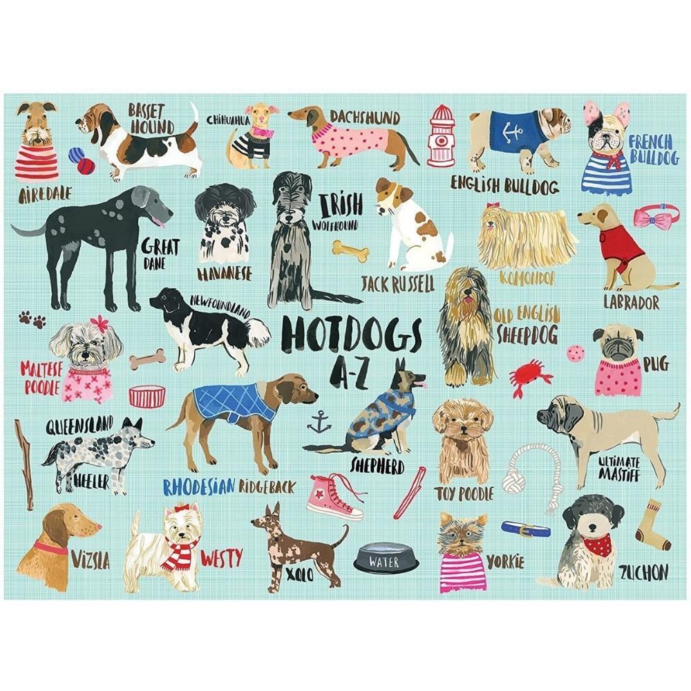 Mudpuppy 1000 Piece Puzzle - Hot Dogs