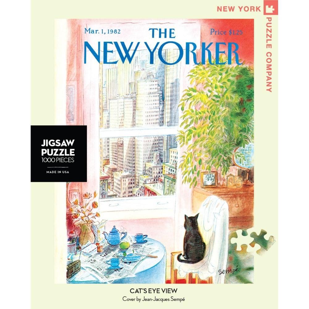 The New Yorker Cat's Eye View 1000 Piece Puzzle