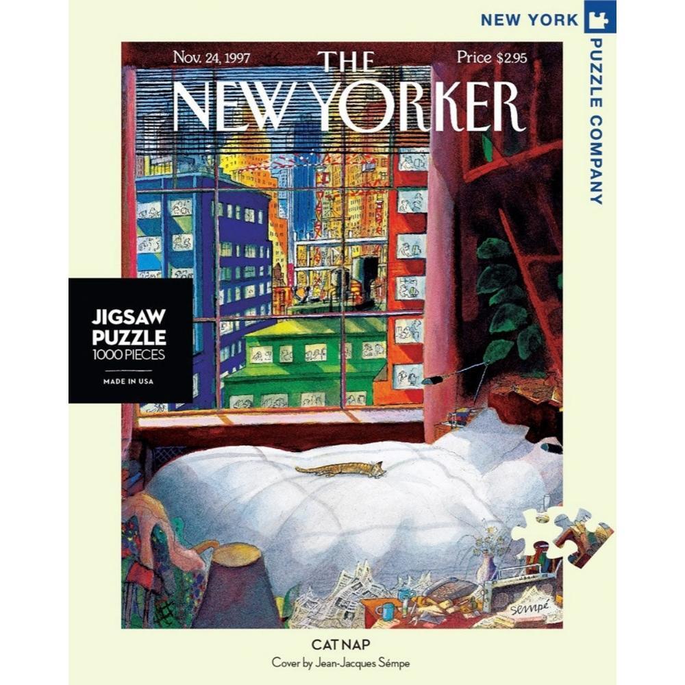 New York Puzzle Company Cat Nap 1000 Piece Puzzle