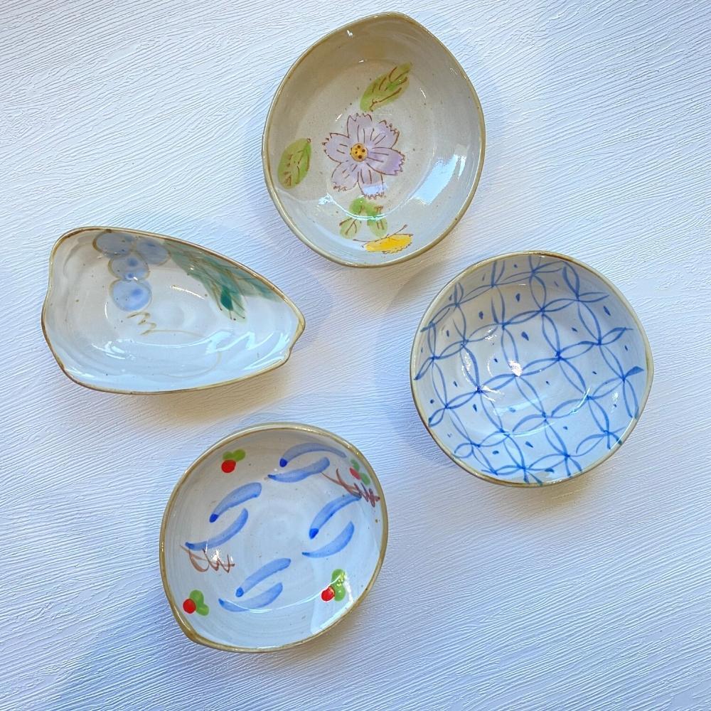 Yamakatsumi Minoyaki Special Shape Mini Dish (Set of 8)