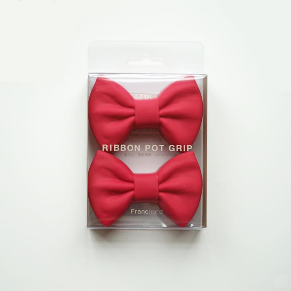 Francfranc Ribbon Pot Grip Potholder (Set of 2)