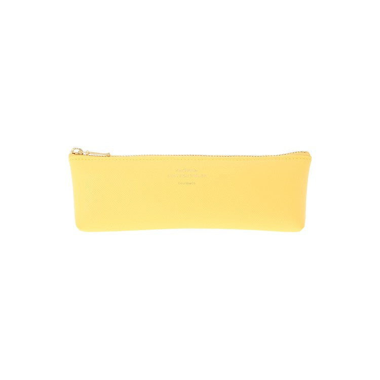 Delfonics Quitterie Flat Pencil Case Yellow