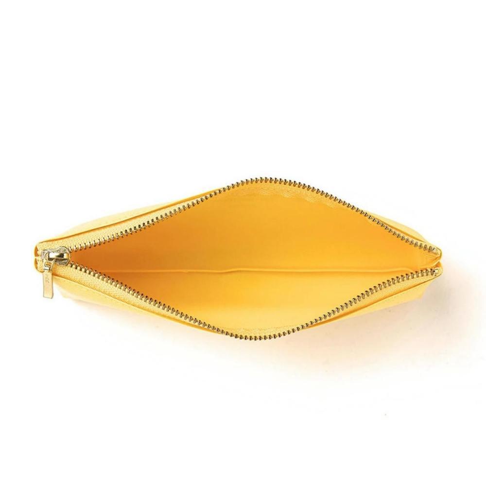 Delfonics Quitterie Flat Pencil Case Yellow