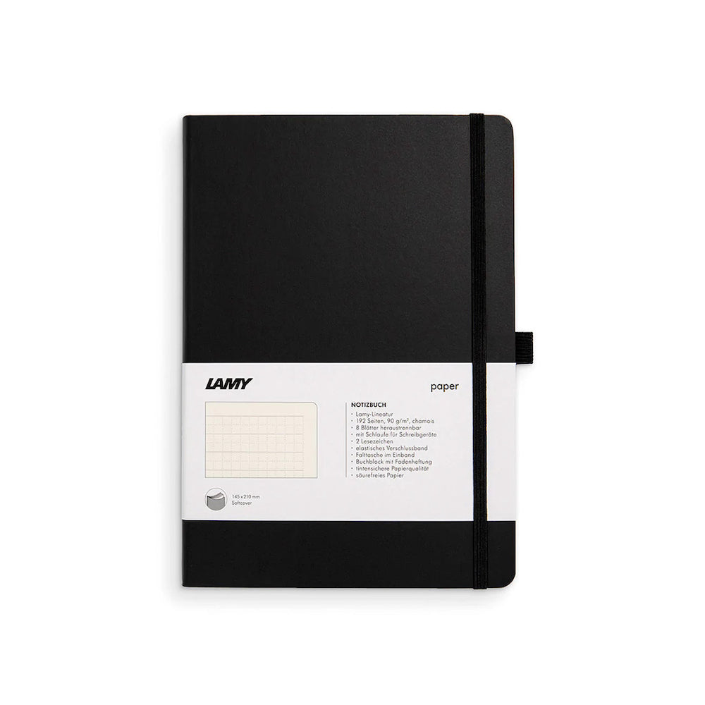LAMY Softcover Notebook Ruled A5 Charcoal