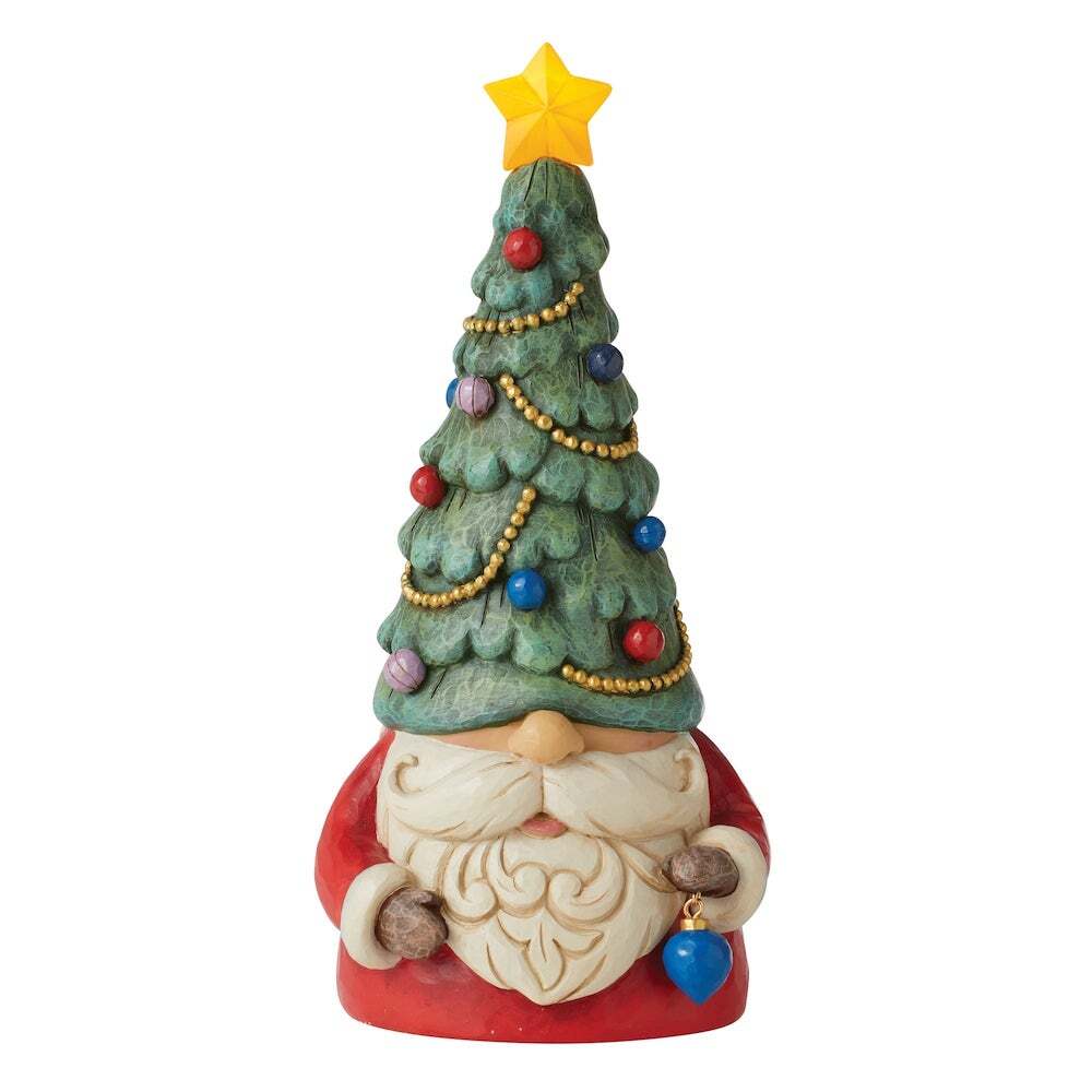 Heartwood Creek Jim Shore Christmas Tree Lighted Gnome