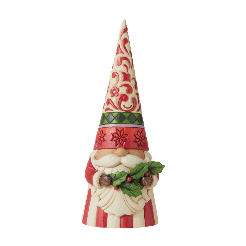 Heartwood Creek Jim Shore Gnome With Holly