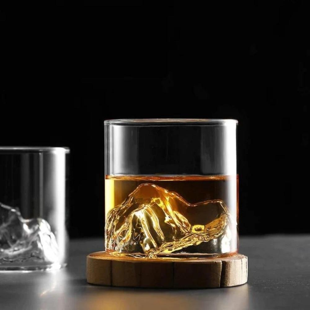 Mount Fuji Inspired Whiskey Glass (Set of 2)