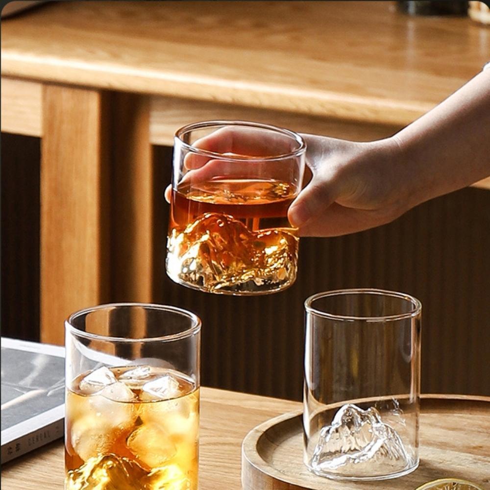 Mount Fuji Inspired Whiskey Glass (Set of 2)