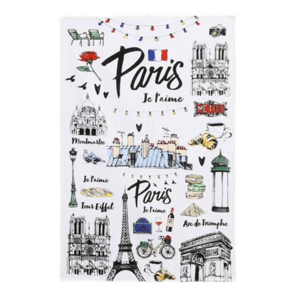 Jet'aime Paris Kitchen Tea Towel