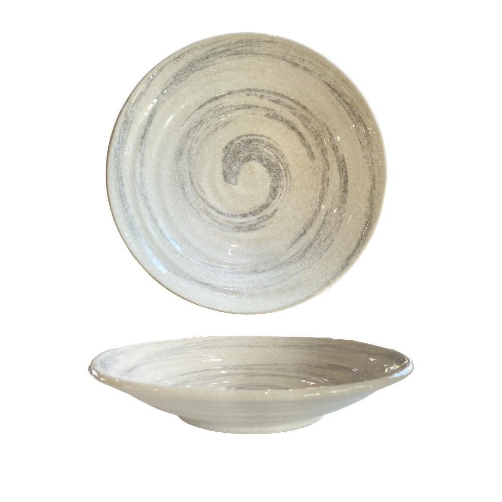Arabori Minoyaki Ceramics Serving Plate 28cm