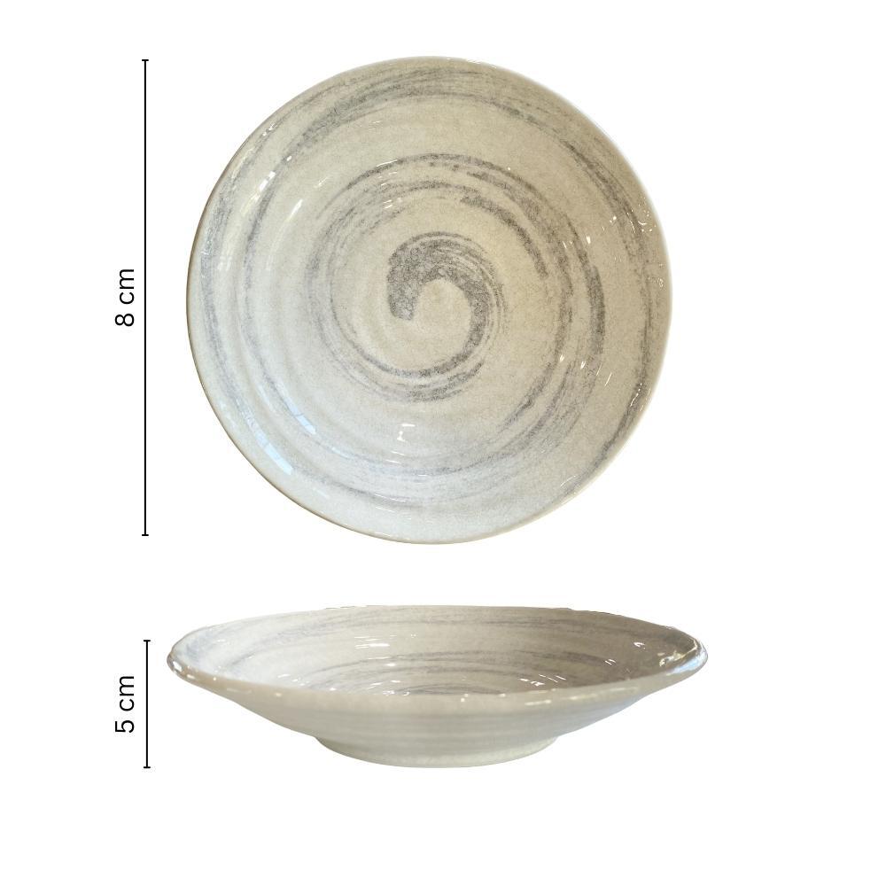 Arabori Minoyaki Ceramics Serving Plate 28cm