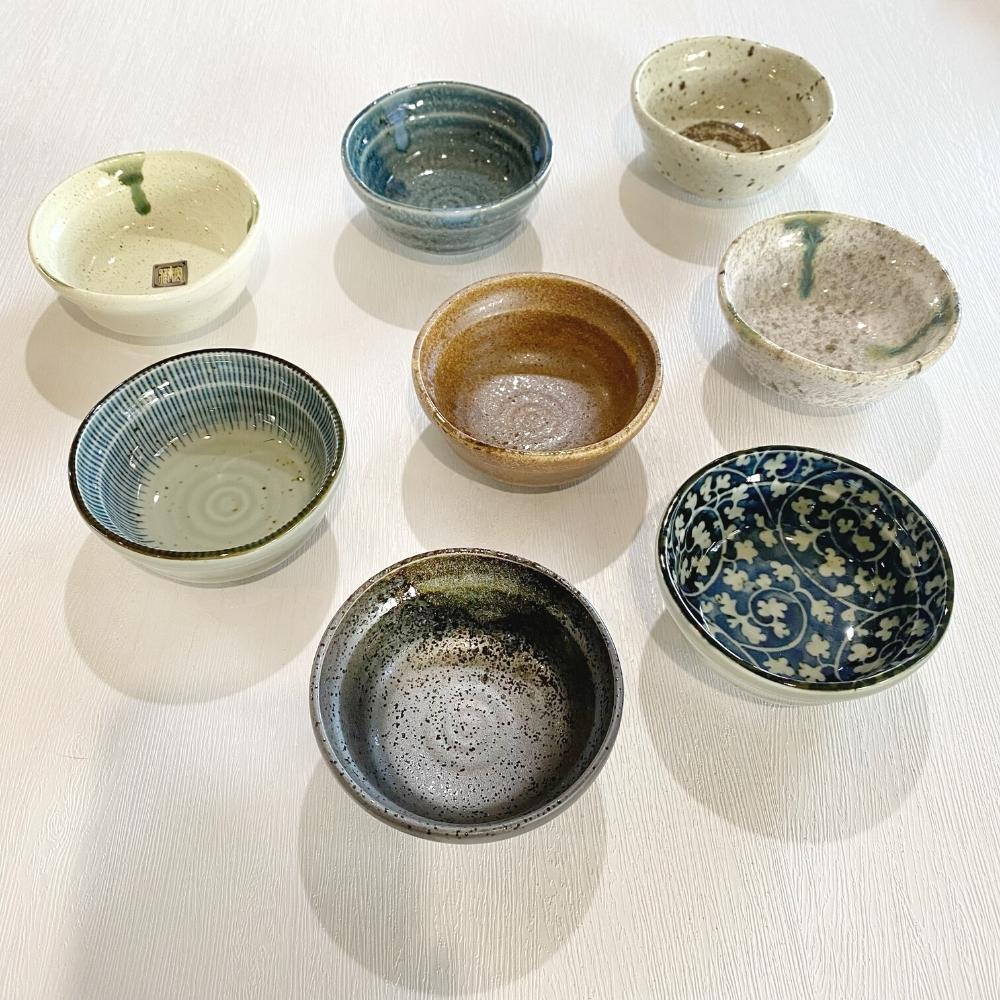 DAITO Japanese Minoware Delicacy Dish 8pc Set