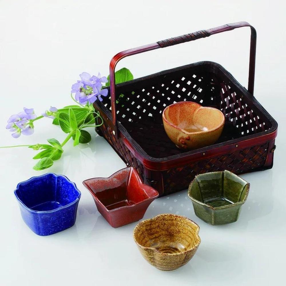 Nishianyo Minoware Delicacy Dish 5pc Set