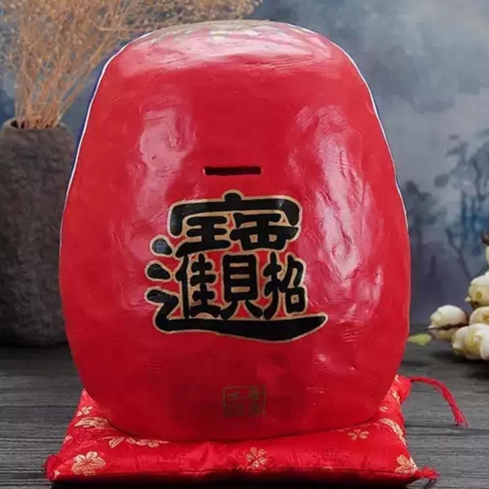 Japanese Blue/Red Daruma Ornament 25cm