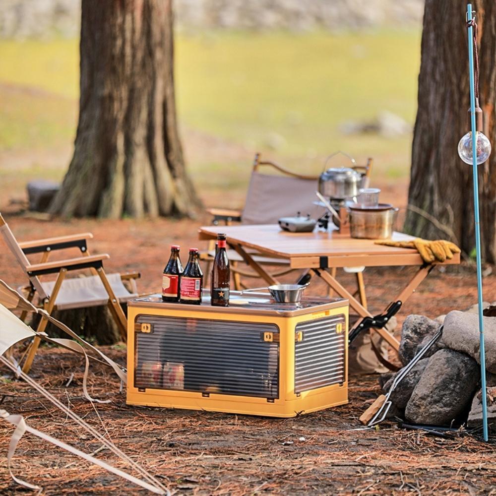 Outdoor Camping Transparent Folding Storage Box