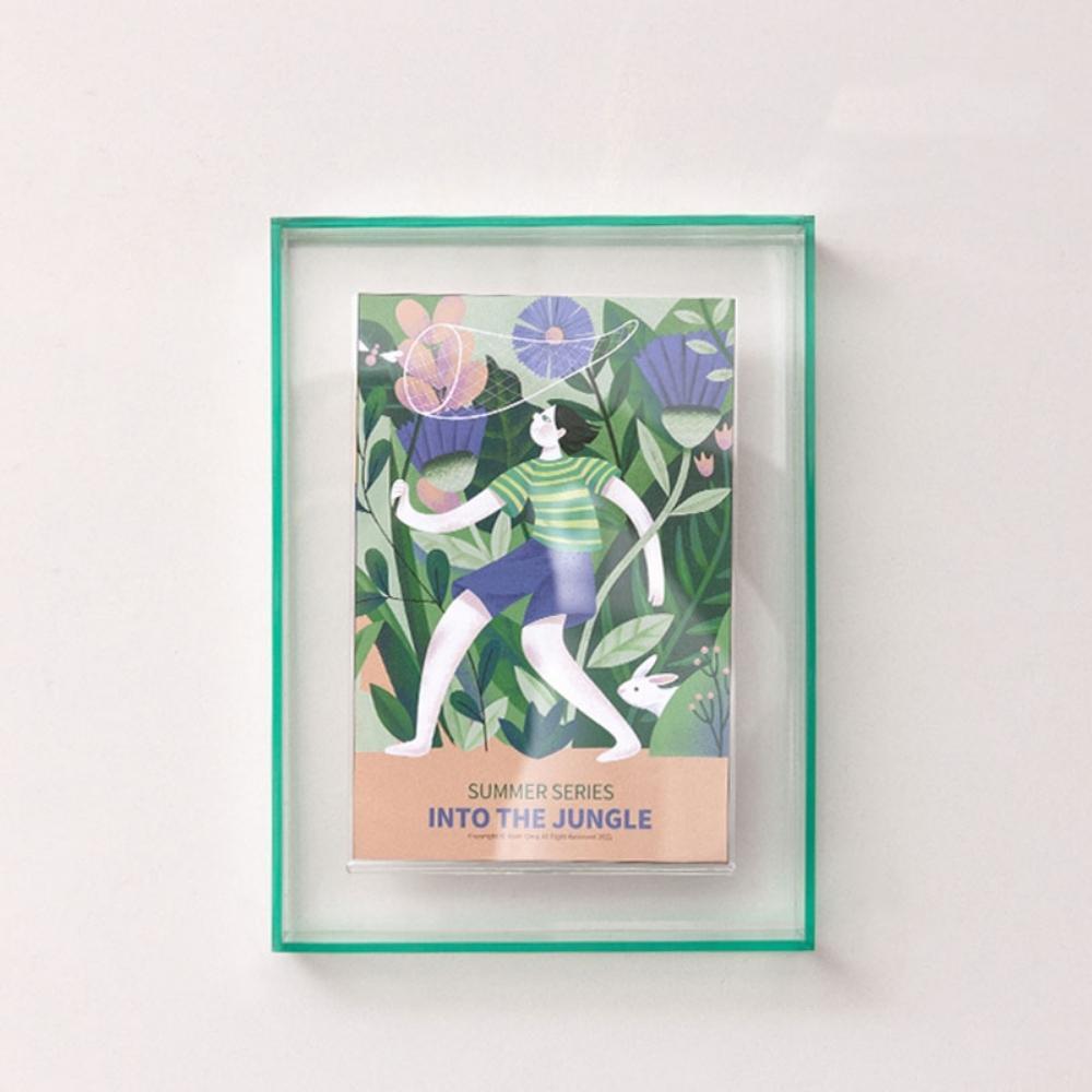 Dazzling Colourful Acrylic Floating Photo Frame 4x6